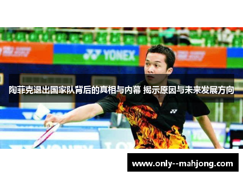 陶菲克退出国家队背后的真相与内幕 揭示原因与未来发展方向 陶菲克退出国家队背后的真相与内幕 揭示原因与未来发展方向